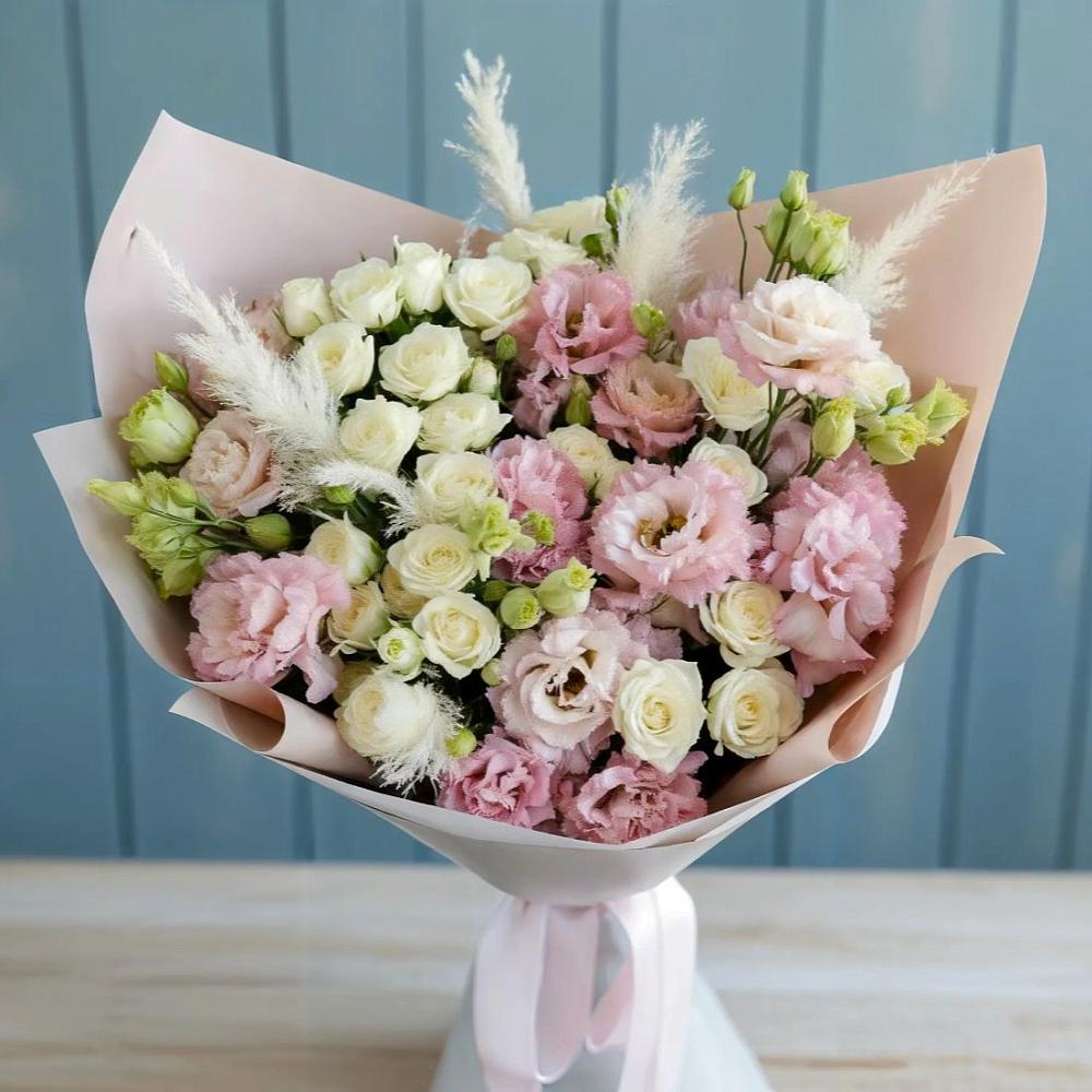 Букет цветов из: Альстромерии и Розы в Жердевке