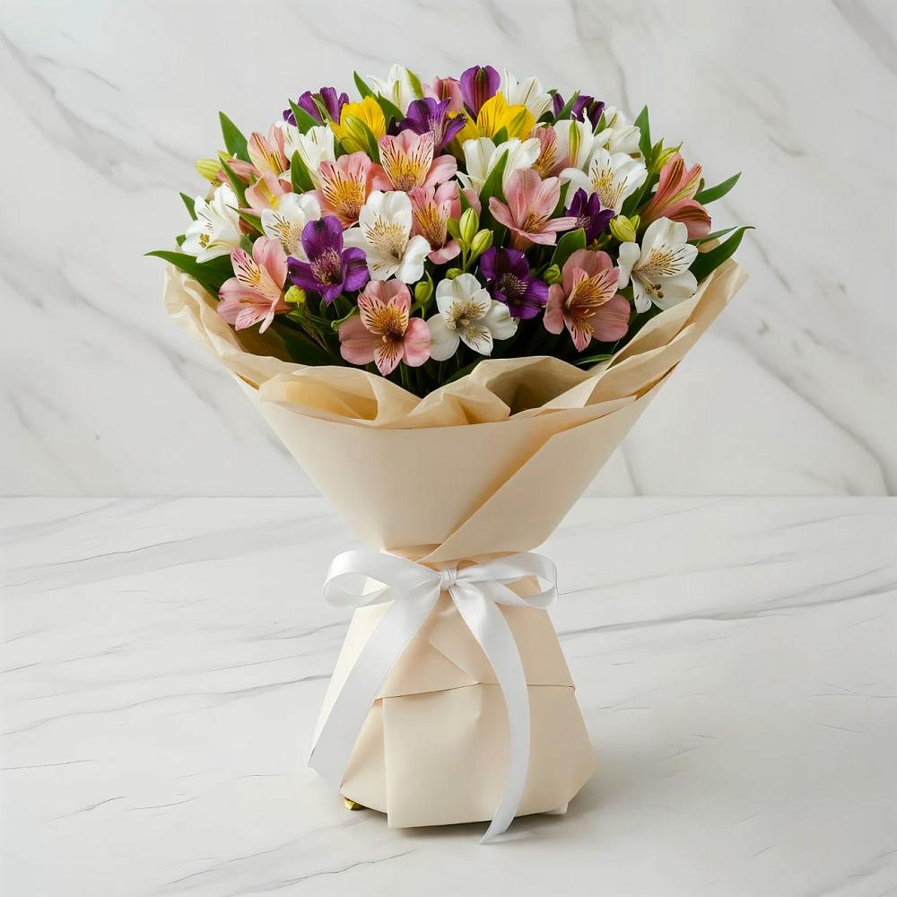 Букет цветов из: Альстромерии в Жердевке