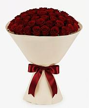 Букет 101 Бордовая роза Блэк Бакарра в Жердевке
