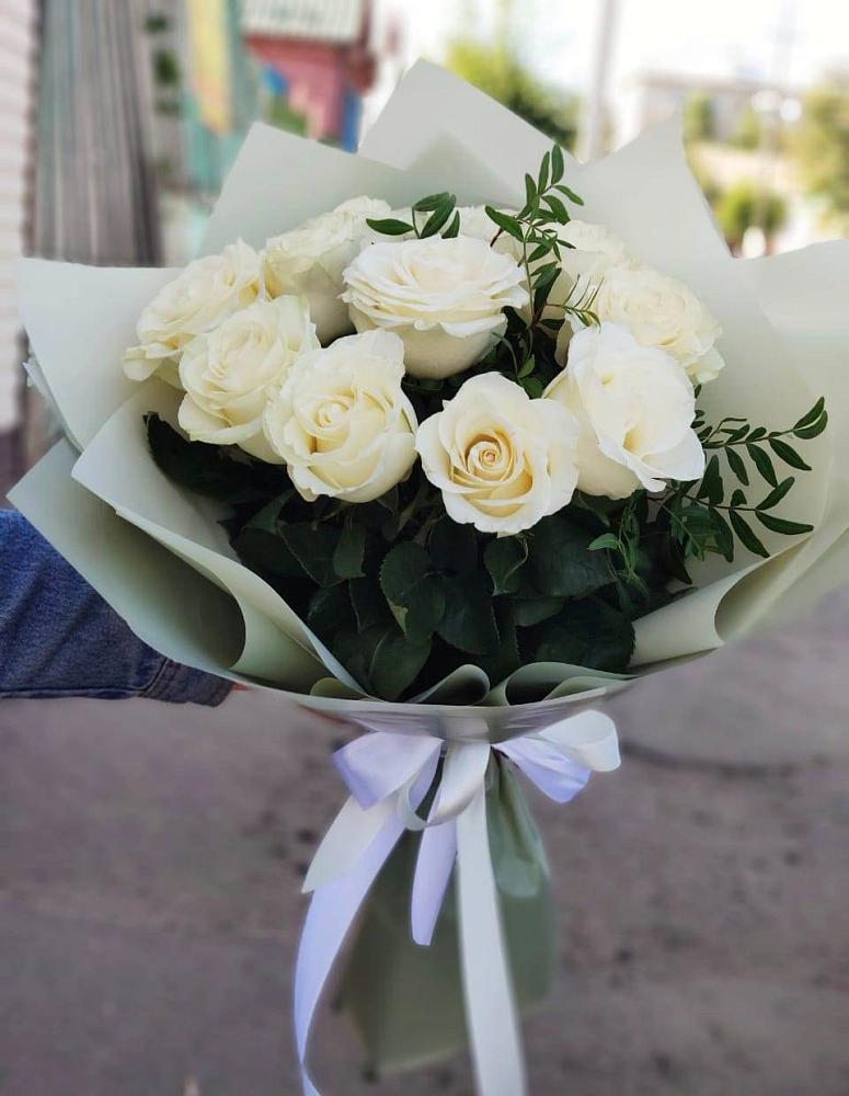 Букет Белые розы Проуд в Жердевке