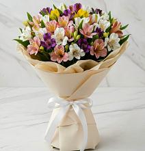 Букет цветов из:  Альстромерии #REPLACE_PRED# Жердевке