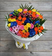 Букет цветов из:  Розы и Хризантемы в Жердевке