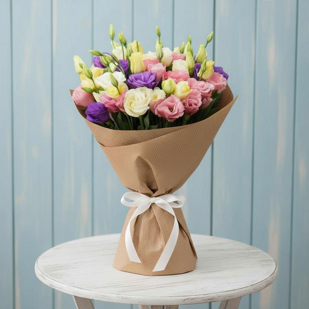 Букет цветов из: Лизиантусы в Жердевке